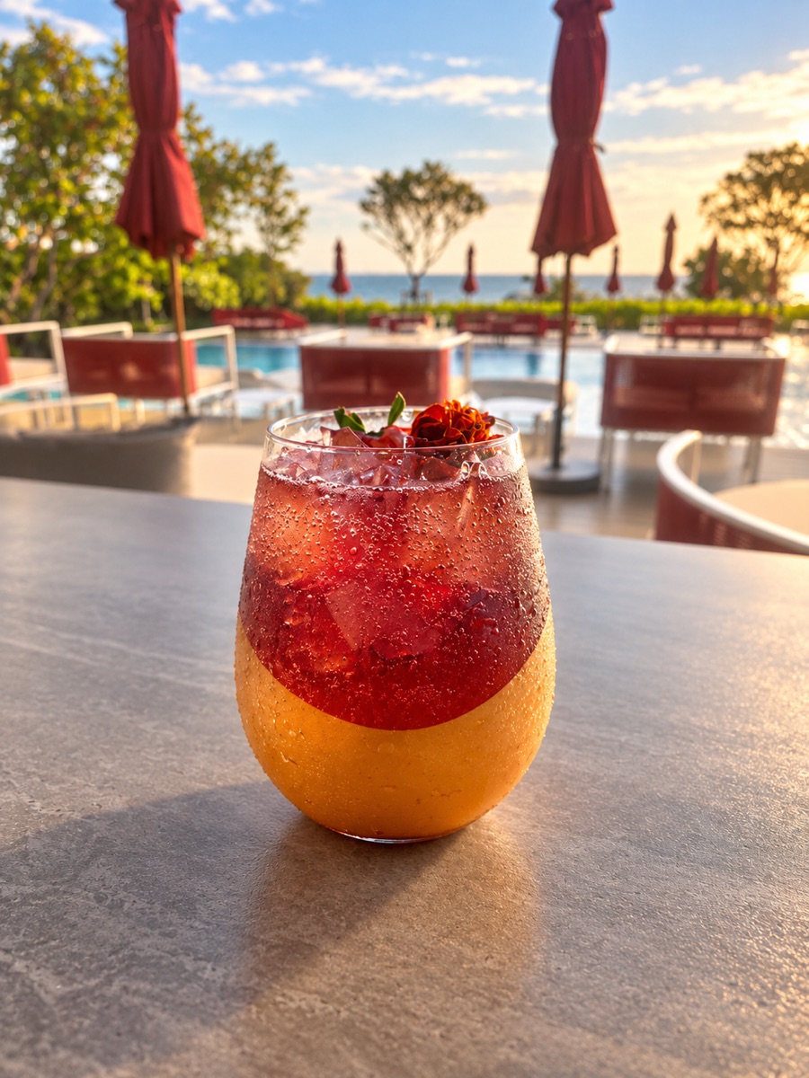 Beauty Glow signature cocktail